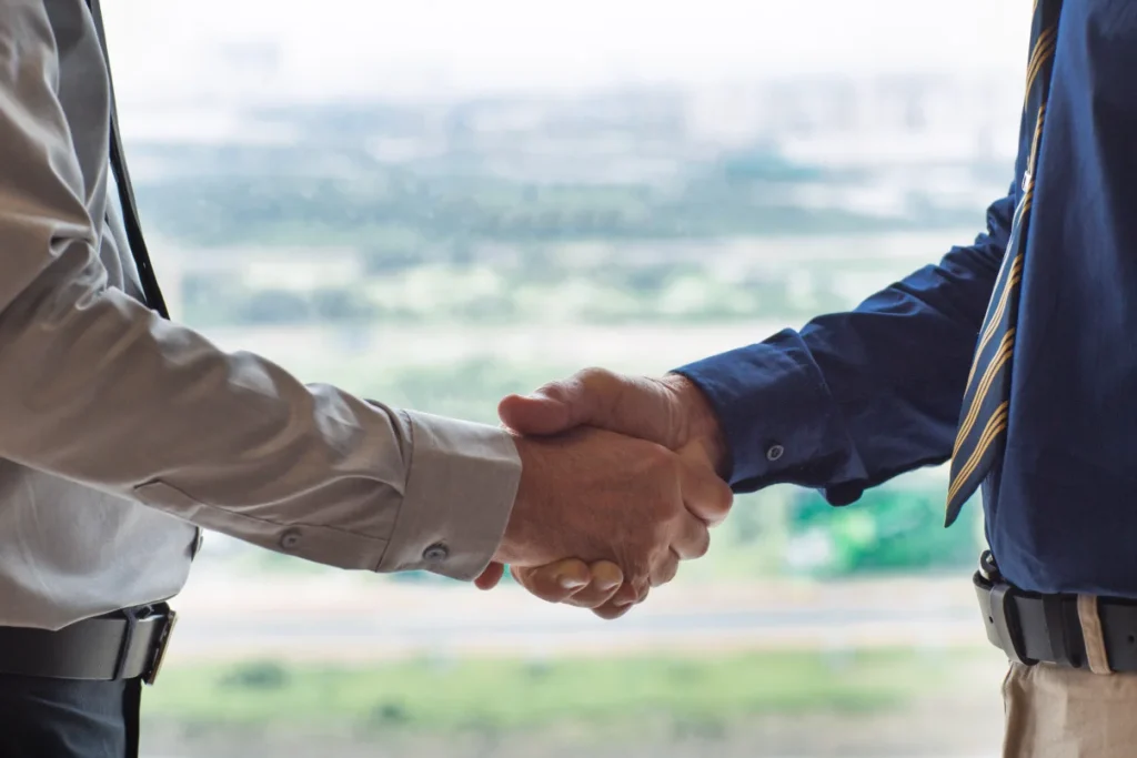 Business Partners shaking hands